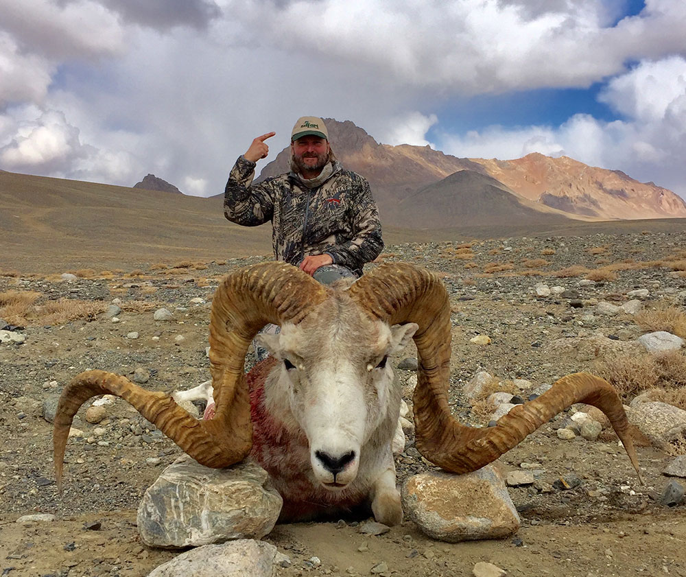 Marco Polo hunting in Tajikistan